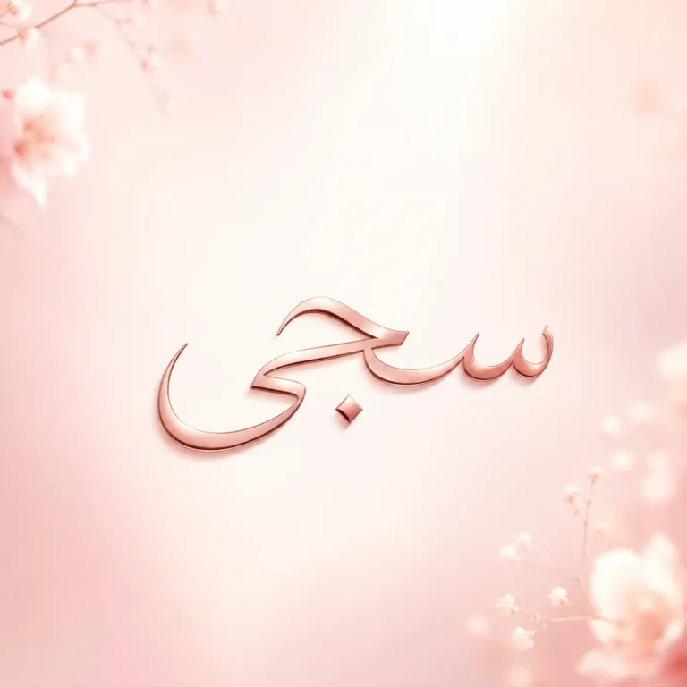 معنى اسم سجى