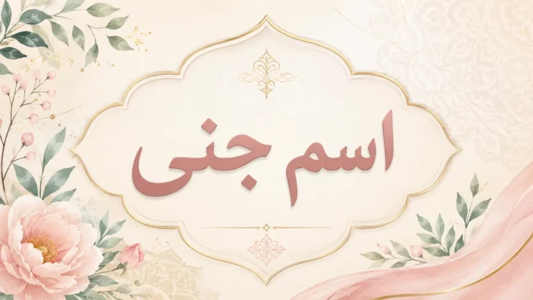معنى اسم جنى